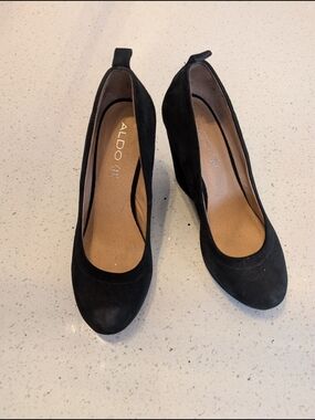 Aldo Suede Wedges